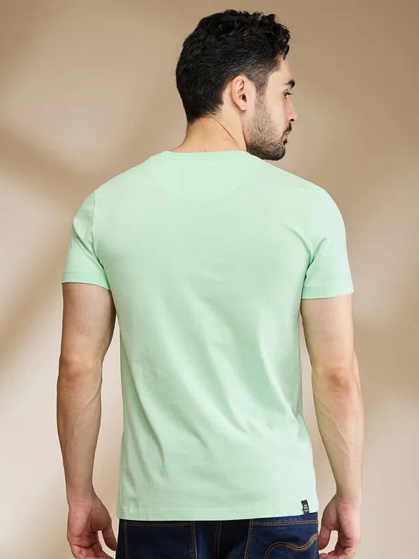 Being Human Clothing Mens-Top Crew Neck Mint