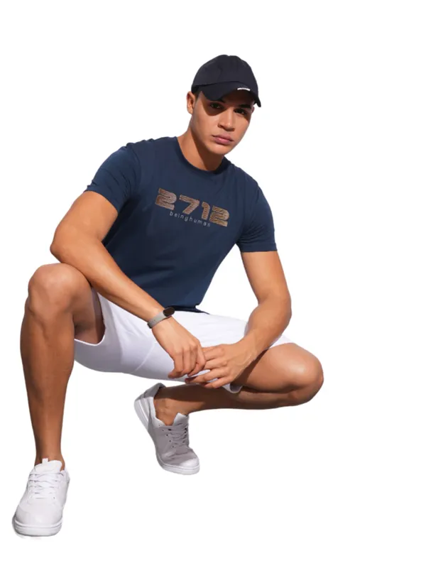 Being Human Garments-Mens-Top-Crew Neck Navy