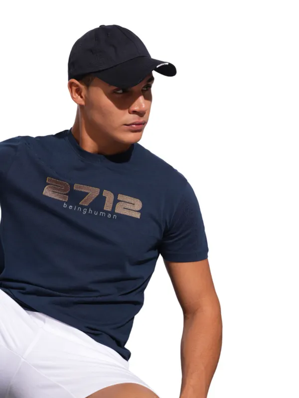 Being Human Garments-Mens-Top-Crew Neck Navy