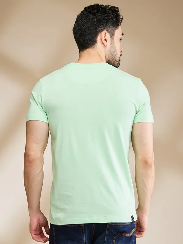 Being Human Clothing Mens-Top Crew Neck Mint