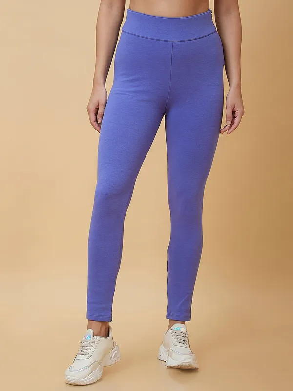 Being Human Women Legging Fit None Leggings Purple