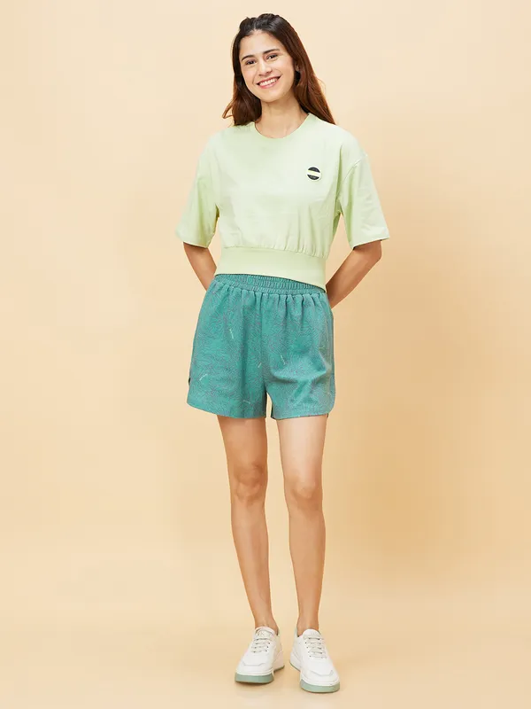 Being Human Clothing SHORTS WOMENS ALPINE GREEN