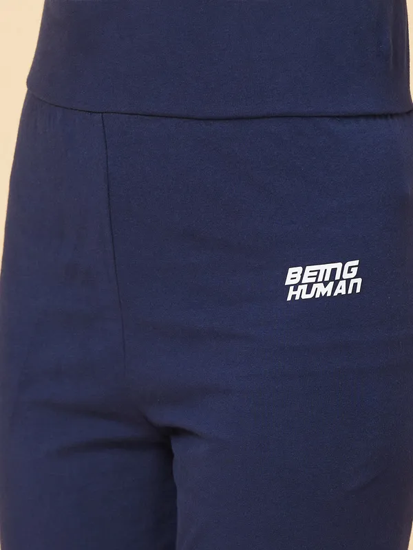 Being Human Clothing TRACK WOMENS DRESS BLUE