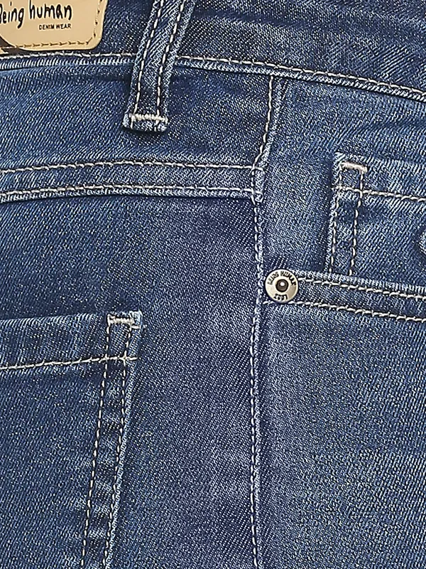 Being Human Clothing Women Skinny Fit Denim-Mid Tone