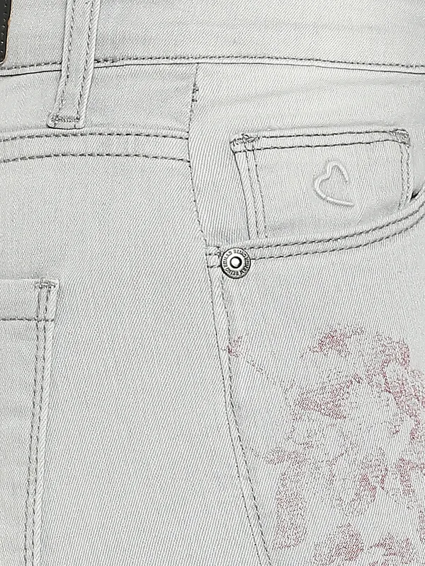 Being Human Women Slim Straight Fit Denim-Grey Tone