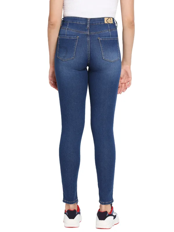 Being Human Women Skinny Fit Denim-Mid Blue