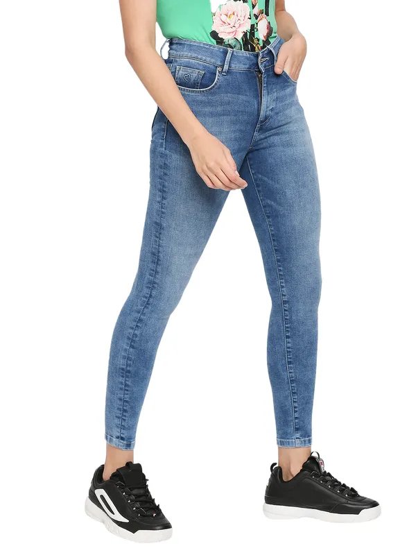 Being Human Women  Super Skinny Fit Denim-Ice Blue