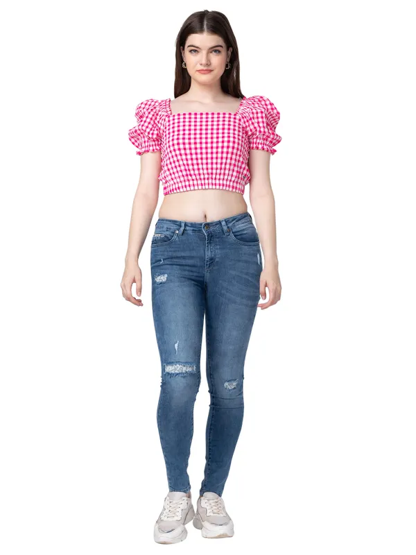 Being Human Women Skinny Fit Denim-Blue Tone