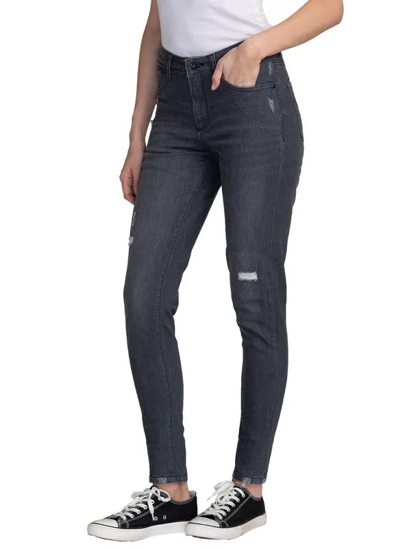 Being Human Women Skinny Fit Denim-Grey Tone