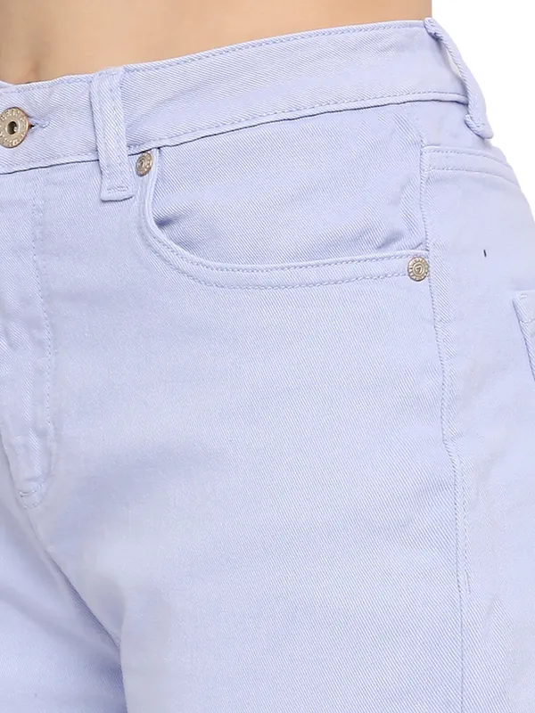 Being Human Women  Wide Leg Bottom Denim-Sand Verbena