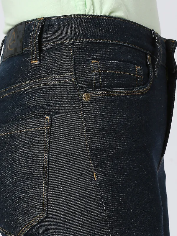 Being Human Women Skinny Mid Rise Fit Denim-Dark Indigo