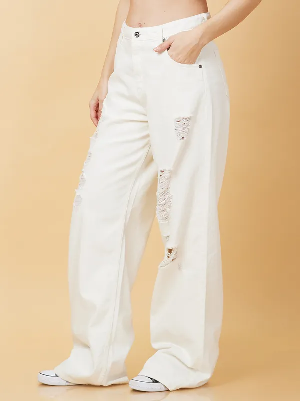 Being Human Clothing Womens-Bottom Denim Rfd Kora