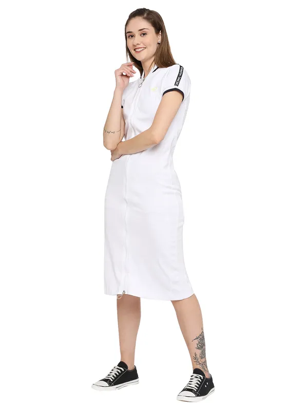 Being Human Tenis Dress Women  Dress-White