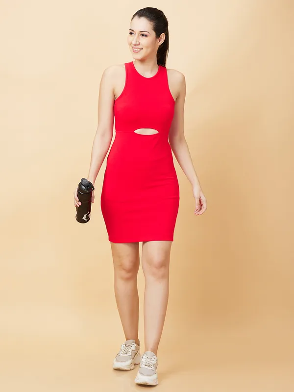 Being Human Clothing Womens-Top Dress Red