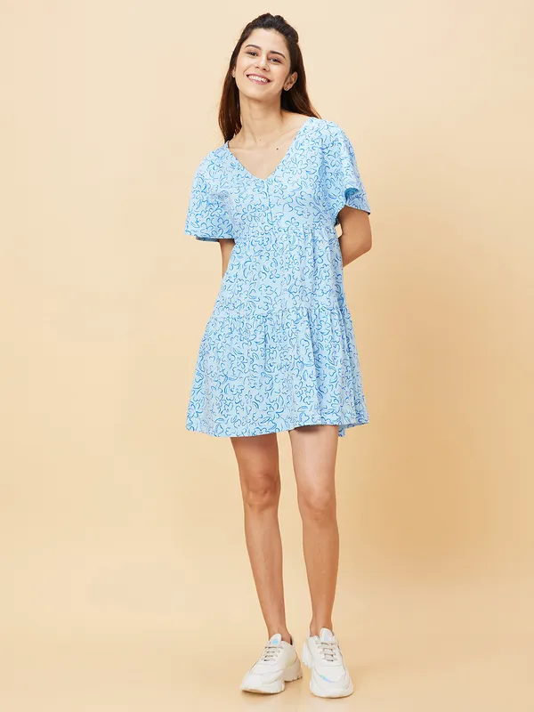Being Human Clothing DRESS WOMENS CASHMERE BLUE