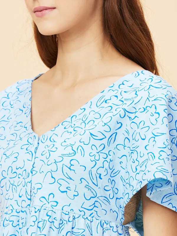 Being Human Clothing DRESS WOMENS CASHMERE BLUE