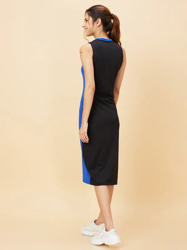 BEING HUMAN DRESS WOMENS DIRECTOIRE BLUE