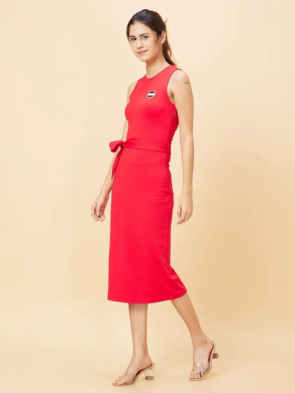 Being Human Clothing DRESS WOMENS ORANGE.COM