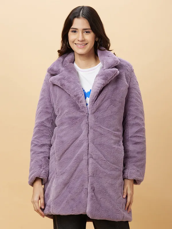 Being Human Womens-Top Jackets Purple