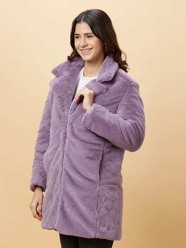 Being Human Womens-Top Jackets Purple