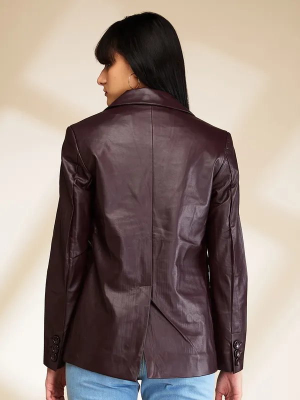 Being Human Womens-Top Jackets Wine