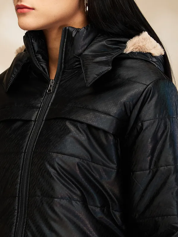 Being Human Clothing Womens-Top Jackets Black