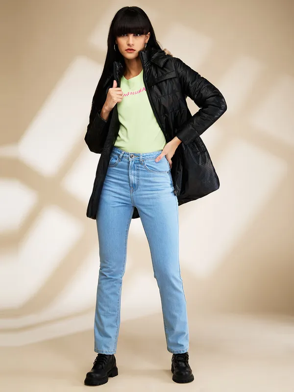 Being Human Clothing Womens-Top Jackets Black