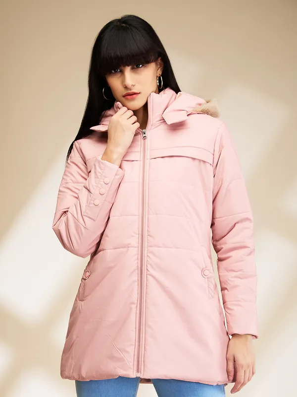 Being Human Clothing Womens-Top Jackets Pink