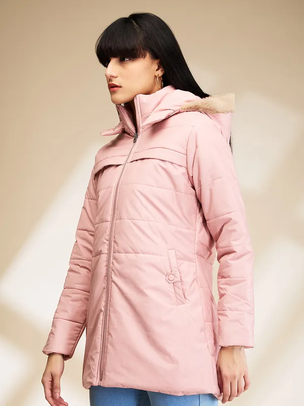 Being Human Clothing Womens-Top Jackets Pink