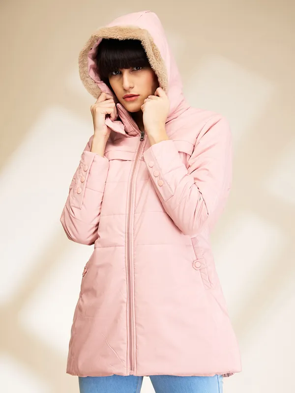 Being Human Clothing Womens-Top Jackets Pink