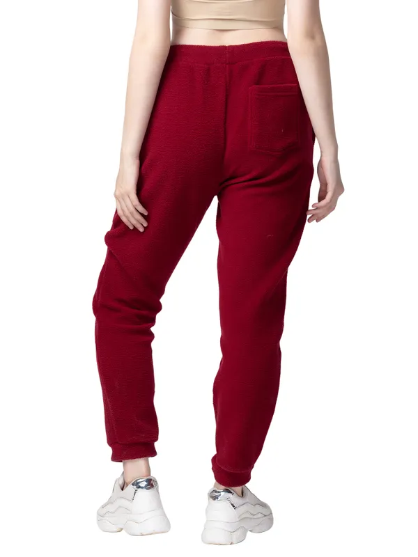 Being Human Women Easy Fit Jogger Track-Wine