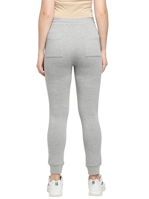 Being Human Women Slim  Fit Jogger Track-Grey Melange