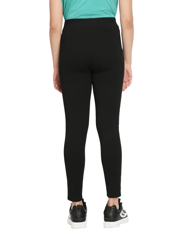 Being Human Women Legging Fit Leggings-Jet Black