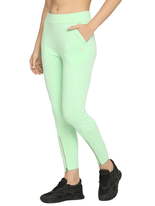 Being Human Women Legging Fit Leggings-Patina Green