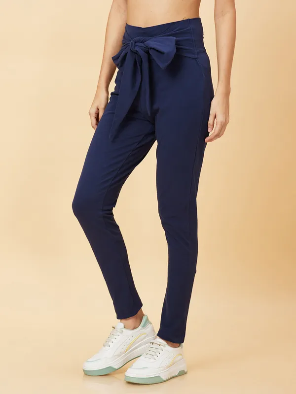 Being Human Clothing LEGGINGS WOMENS DRESS BLUE