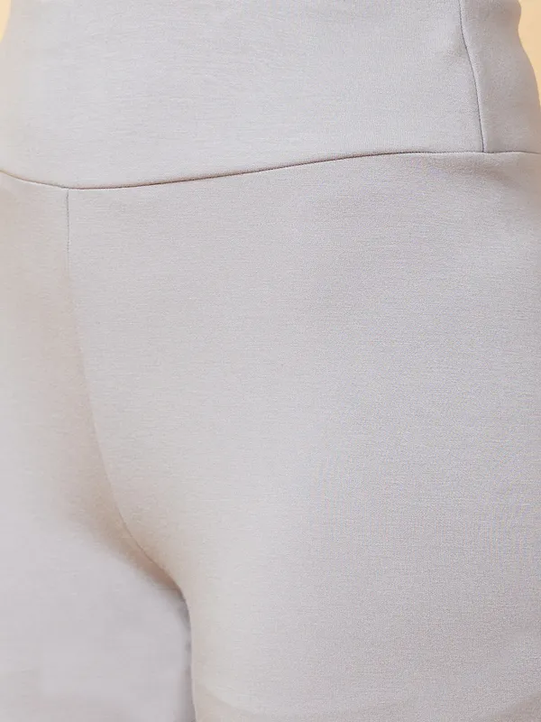 Being Human Clothing Womens-Bottom Leggings Grey