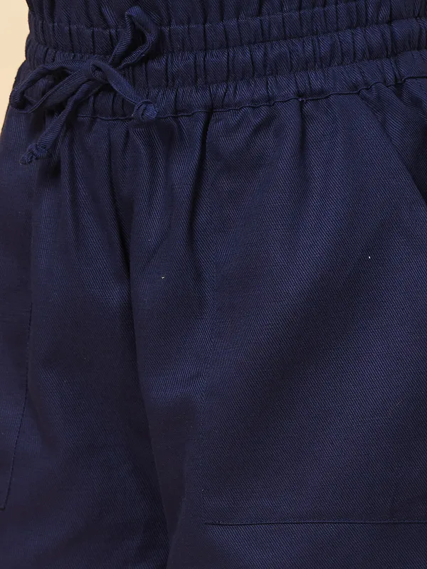 Being Human Clothing SHORTS WOMENS DRESS BLUE