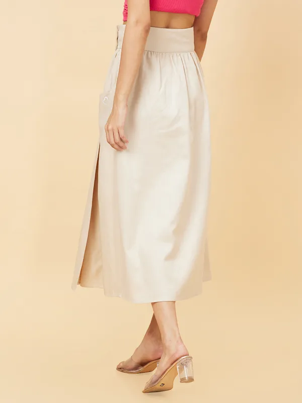 Being Human Clothing SKIRTS WOMENS ALMOND MILK