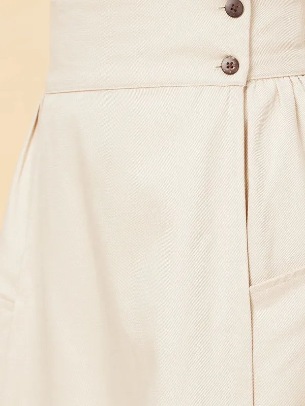 Being Human Clothing SKIRTS WOMENS ALMOND MILK