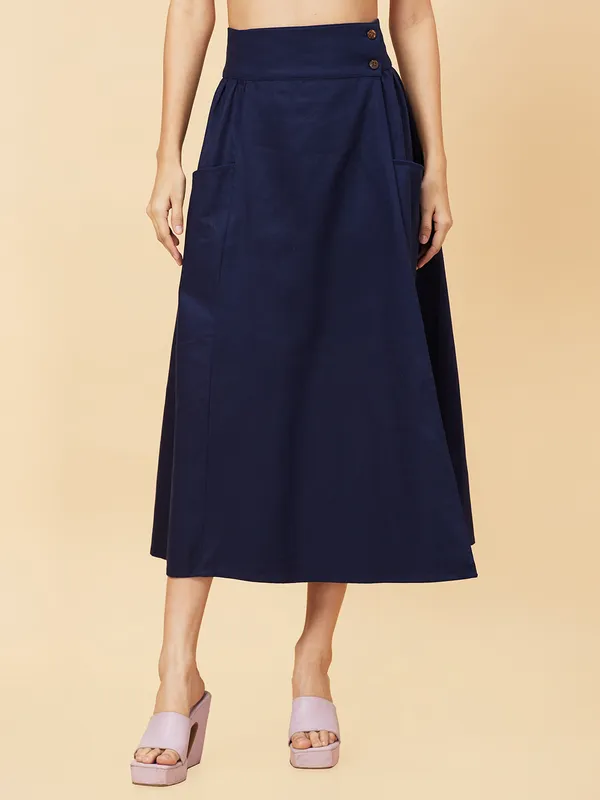 Being Human Clothing SKIRTS WOMENS DRESS BLUE