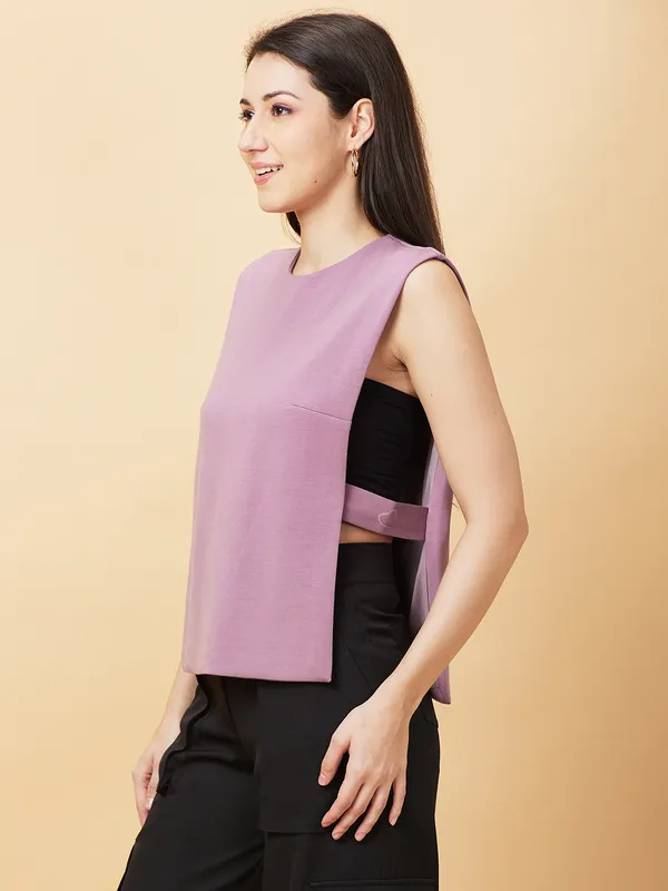 Being Human Womens-Top Sweatshirt Mauve