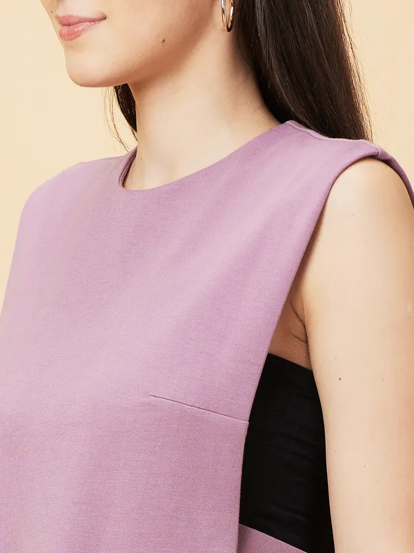 Being Human Womens-Top Sweatshirt Mauve