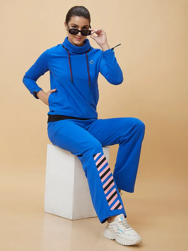 Being Human Clothing Women Regular Fit None Track Cobalt