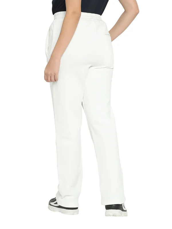 Being Human Clothing Women Wide Leg Fit None Track White