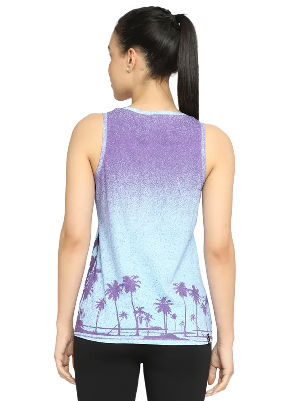 Being Human Semi Tank Fit Women Crew Neck T-Shirts-Skye