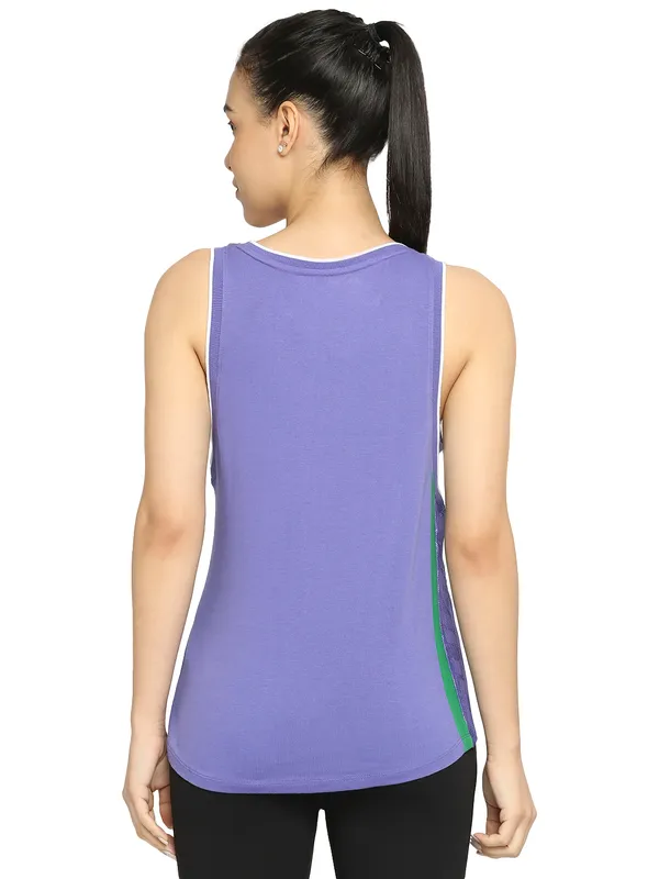 Being Human Easy Fit Tank Women Crew Neck T-Shirts-Very Peri