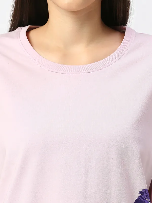 Being Human ClothingWomen CREW NECK PASTEL LILAC