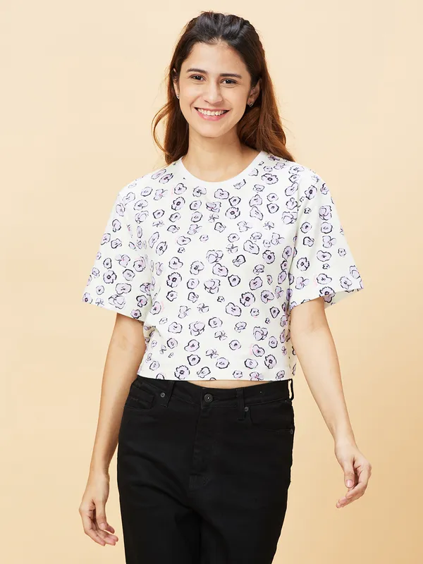 Being Human ClothingWomen CREW NECK PASTEL LILAC