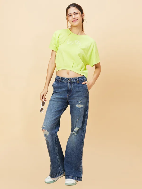 Being Human ClothingWomen CREW NECK SULPHER SPRING