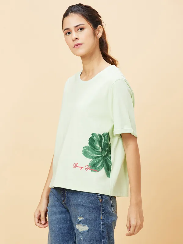 Being Human ClothingWomen CREW NECK SEAFOAM GREEN